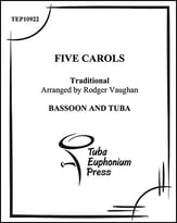 Five Carols Tuba and Bassoon Duet P.O.D. cover